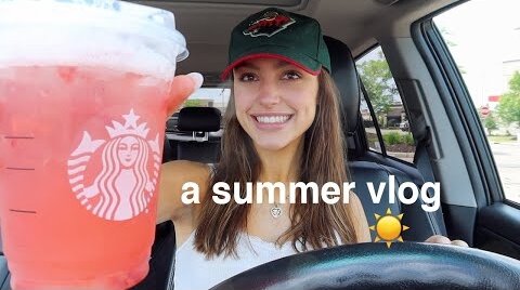 the perfect summer vlog 🦋🌞🧃🌸 ⋆˚