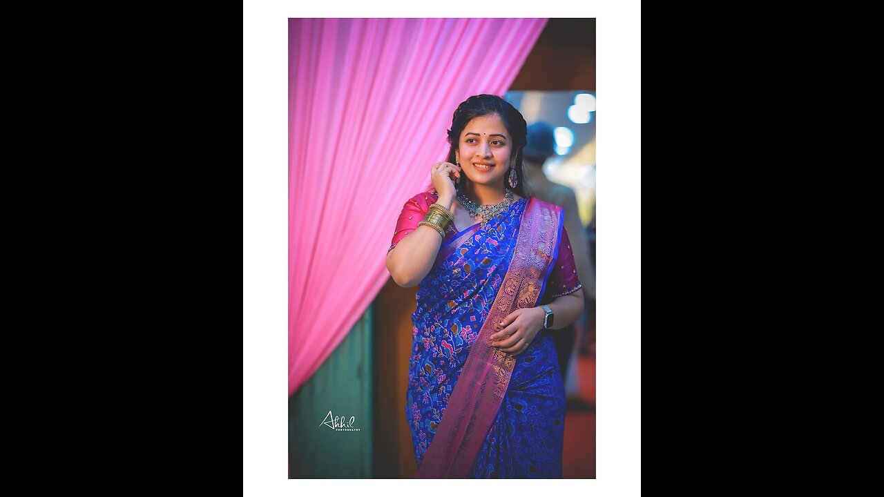 A smile is a curve that sets everything straight.💙💙 happy weekend 😊sushmakiron