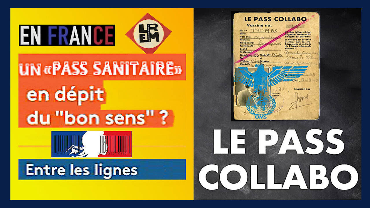 PASS SANITAIRE...Un tour de passe-passe pour la 3 ième dose et suivantes ? (Hd 720)