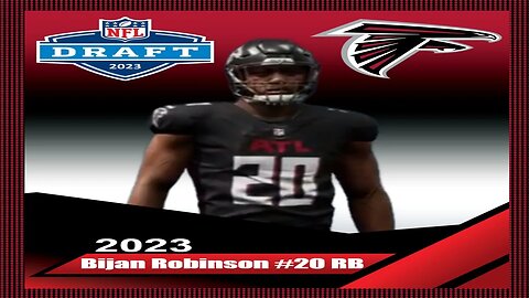 Madden 23 Bijan Robinson NFL Draft 23 Creation