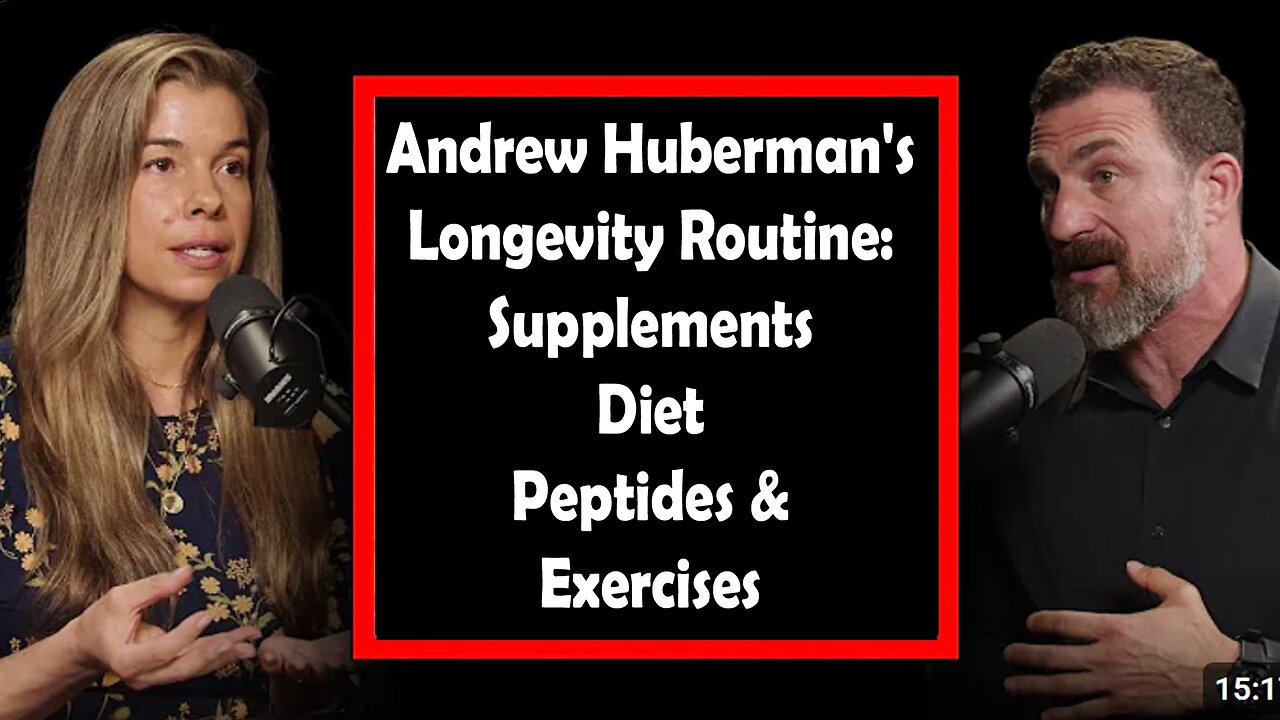 Andrew Huberman's Longevity Routine (Supplements, Diet, Peptides, and Exercise Regimen)