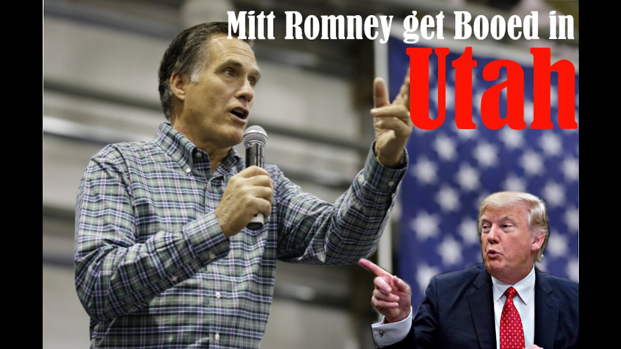 Mitt Romney get booed in Utah at a GOP convention