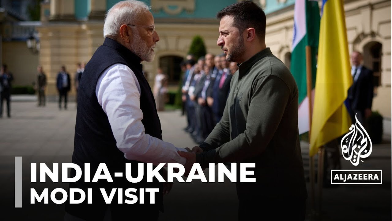 Modi in Ukraine: Indian PM's first visit to Kyiv in push for ceasefire