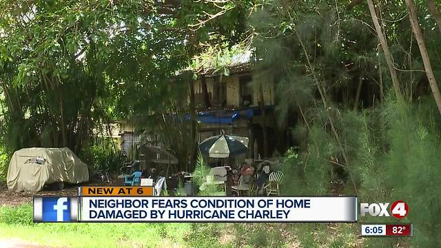 Woman fears house next door will collapse