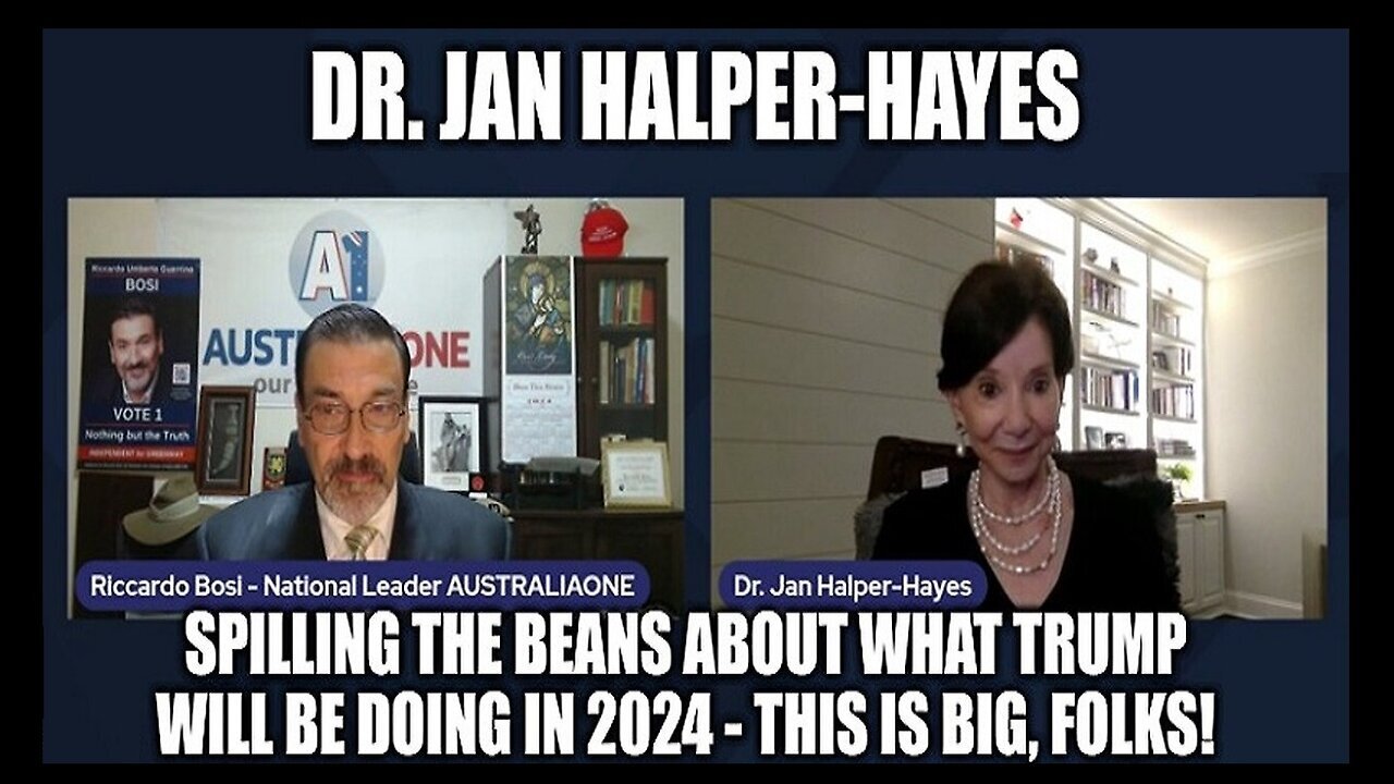 Dr. Jan Halper-Hayes: Spilling the Beans About What Trump Will Be Doing In 2024!