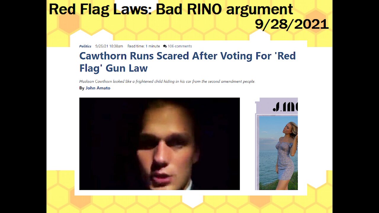 Red Flag Laws: Analyzing Godless Commie (RINO) arguments - Jarrin Jackson