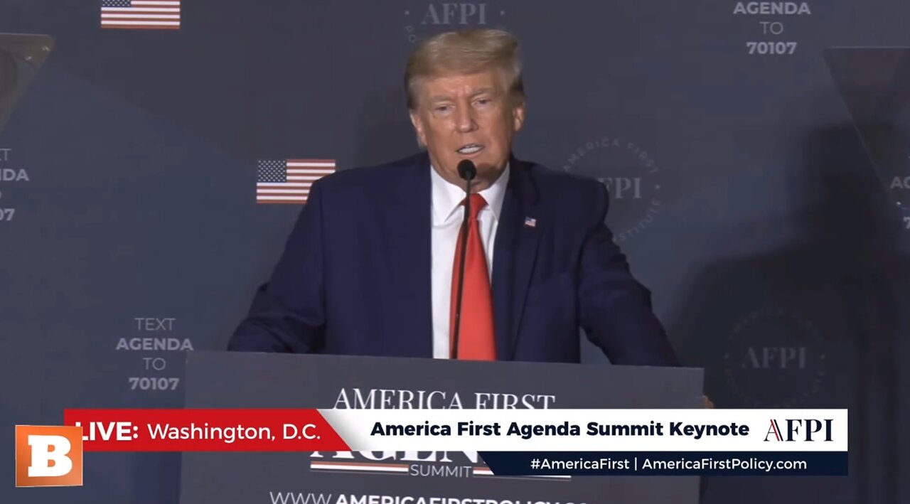 LIVE: Former President Trump Delivering Remarks at America First Policy Institute Summit...