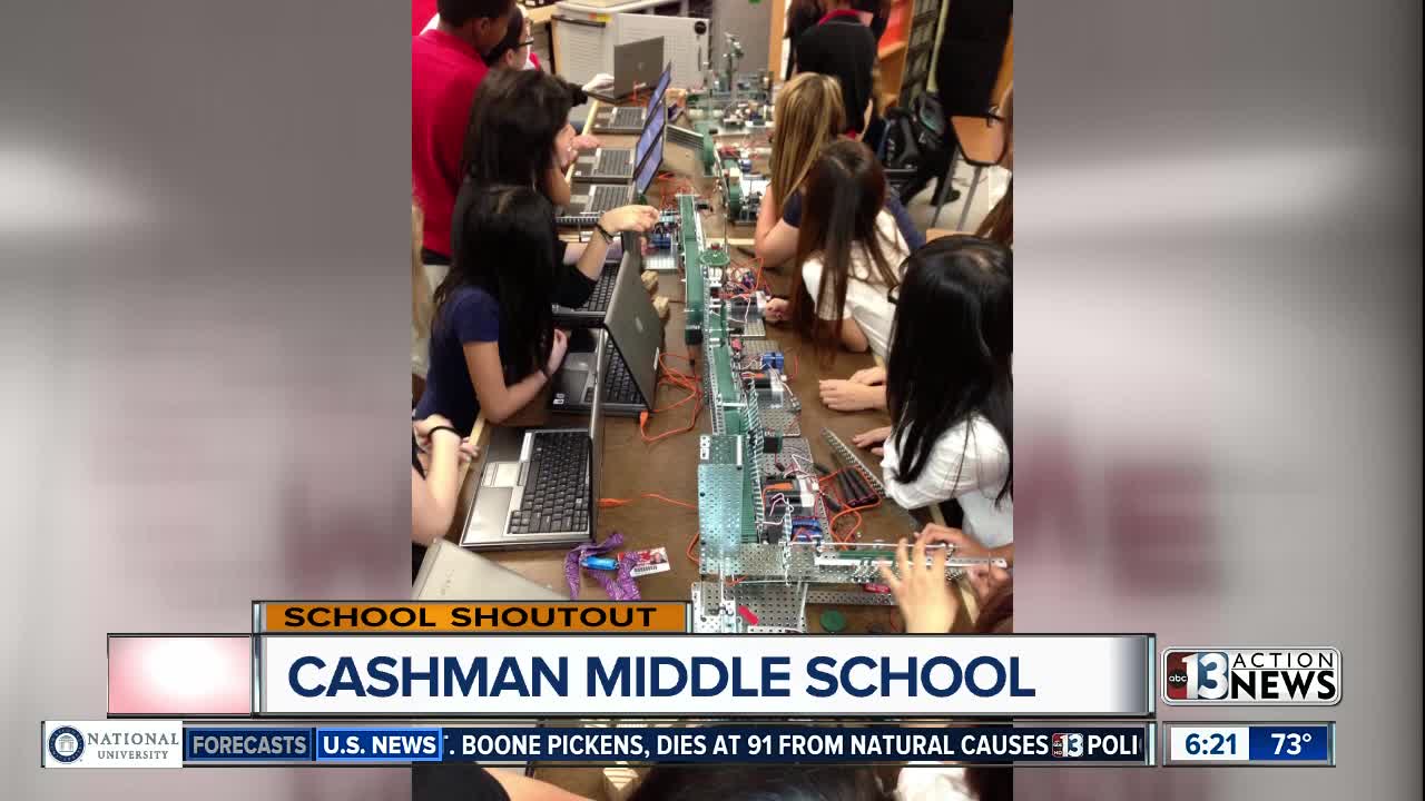 SCHOOL SHOUTOUT: Cashman Middle School (Thursday)