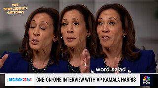 Q: "Are the last 4 years an obstacle to you in this race?" Word Salad Kamala Harris: "First of all, let me be very clear, cost of groceries still too high. American dream is something that people can't count on anymore..."