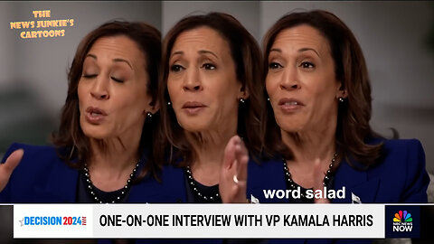 Q: "Are the last 4 years an obstacle to you in this race?" Word Salad Kamala Harris: "First of all, let me be very clear, cost of groceries still too high. American dream is something that people can't count on anymore..."