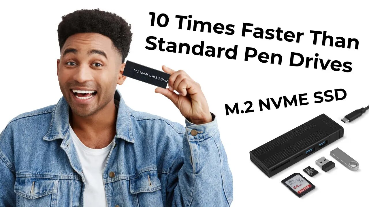 M182 Multifunction M.2 SSD Enclosure and Hub - New way to Flash Drive