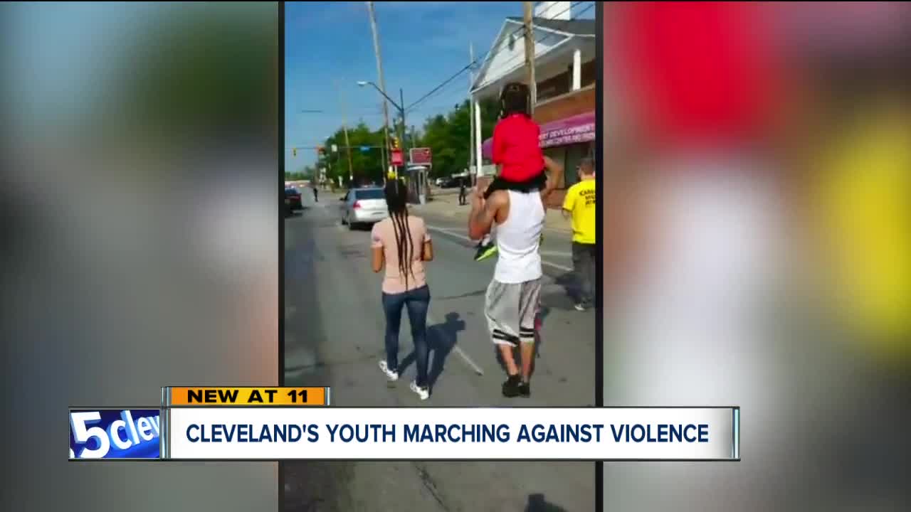 Youth march against crime, violence as city grapples with another violent weekend