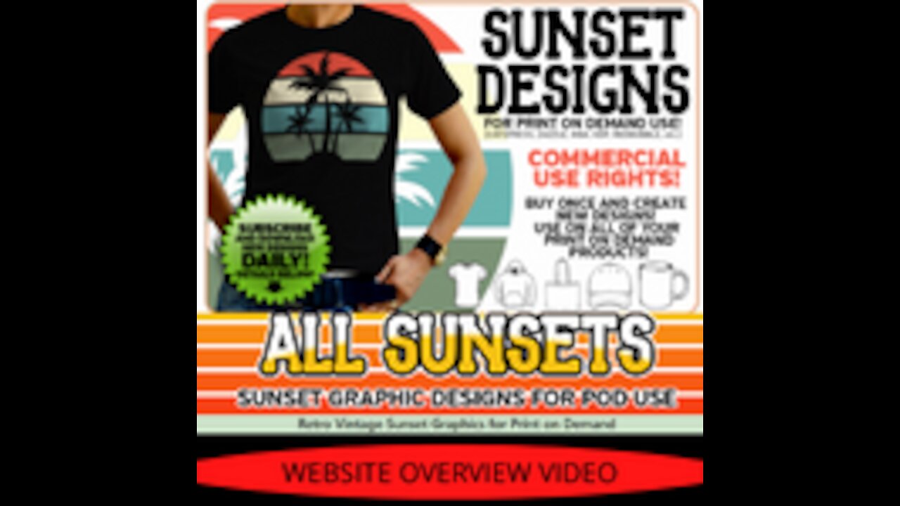 All Sunsets Graphics Overview - Get a Year Subscription to Great Designs!