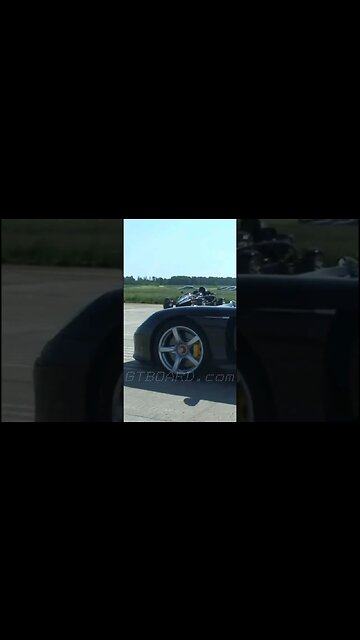 🔥Vicious streetrace Porsche Carrera GT vs Mercedes McLaren SL-R V8 Kompressor vs V10 in streetrace