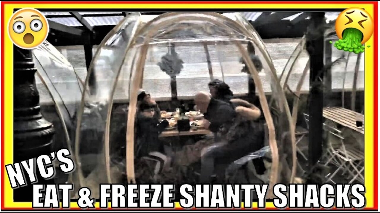 NYC's EAT & FREEZE SHANTY SHACKS!