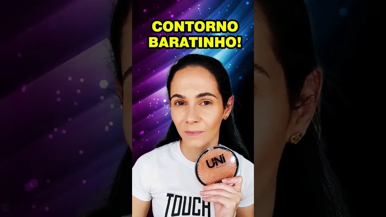 Contorno que não marca mesmo utilizando bastante produto. #unimakeup #makeup #maquiagem