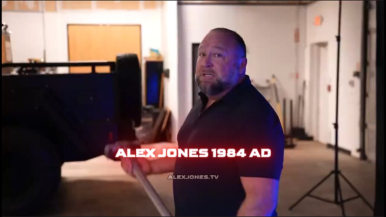 Alex Jones Attempts To Recreate 1984 Apple AD