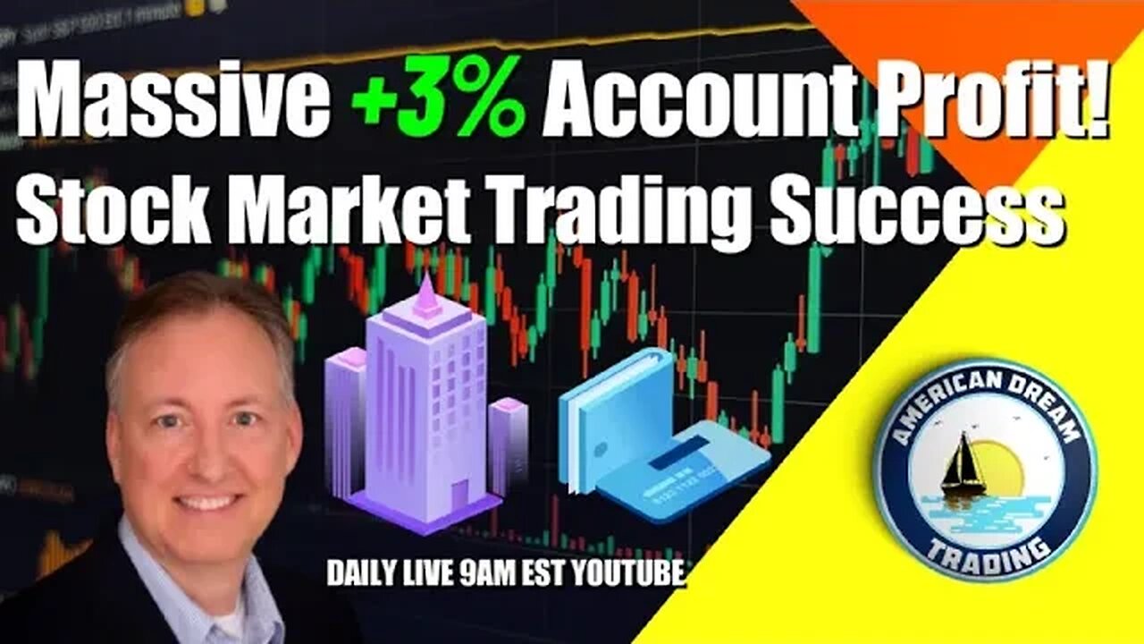 Massive +3% Account Profit Lifetime Member Stock Market Trading Success