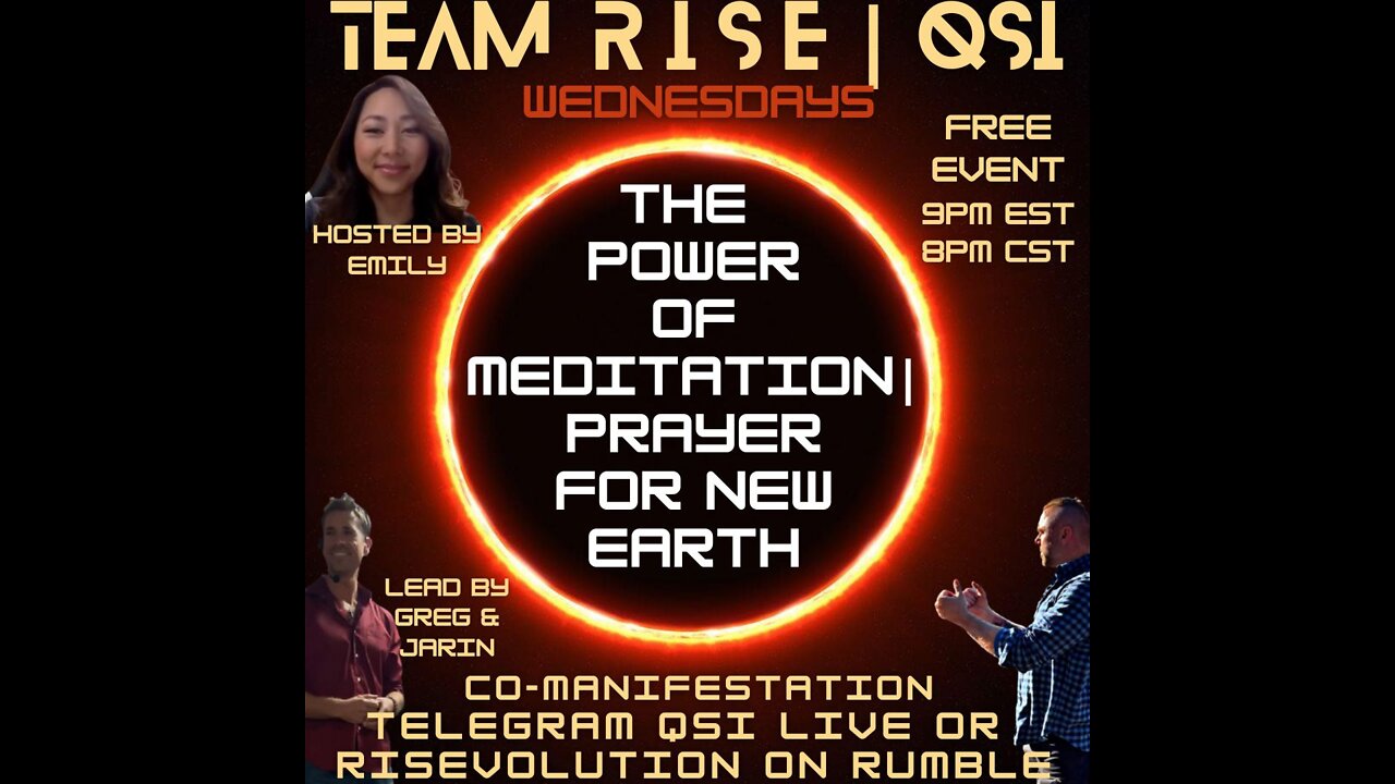EVERY WEDNESDAY MEDITATION & PRAYER EVENT 8/3/22