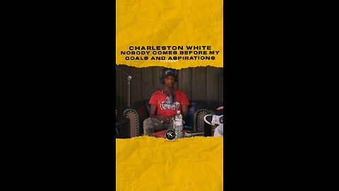@thecharlestonwhite47 Nobody comes before my goals and aspirations