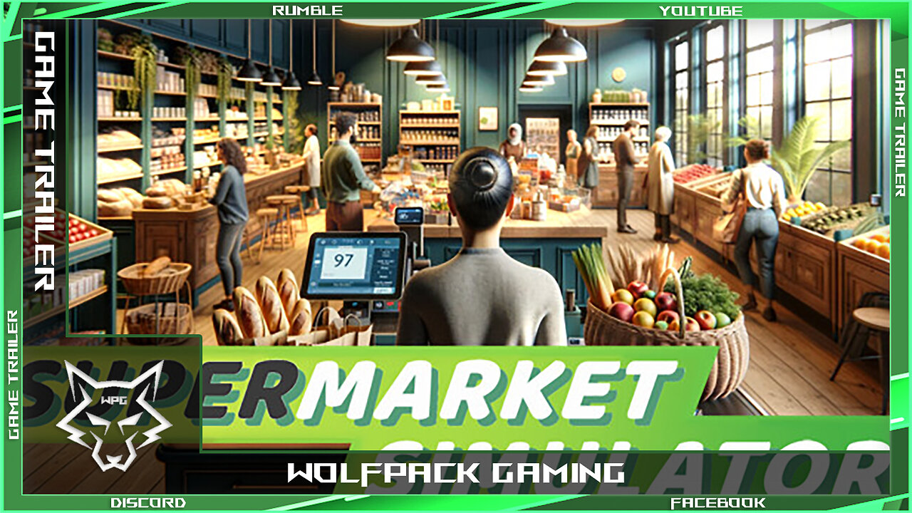 【 Supermarket Simulator 】➞【 Official Game Trailer 】➞【 2024 】