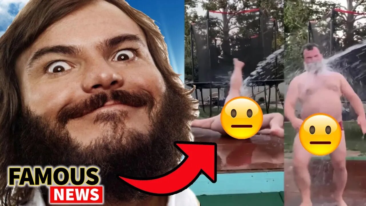 Jack Black Twerks On Trampoline & Goes Viral | Famous News