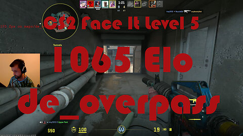 CS2 Face-It Grind - Face-It Level 5 - 1065 Elo - de_overpass