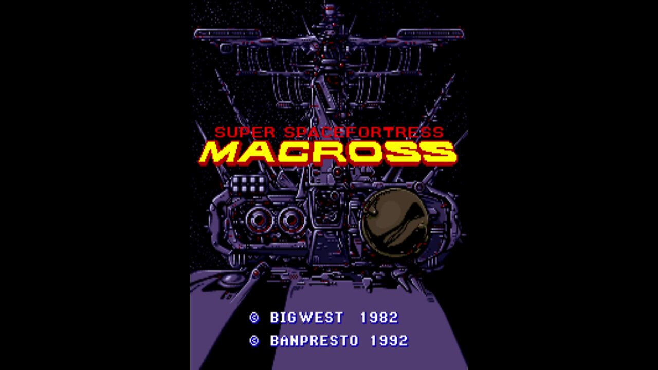 Super Spacefortress Macross (Robotech) Arcade Game, Banpresto 1992, playthrough