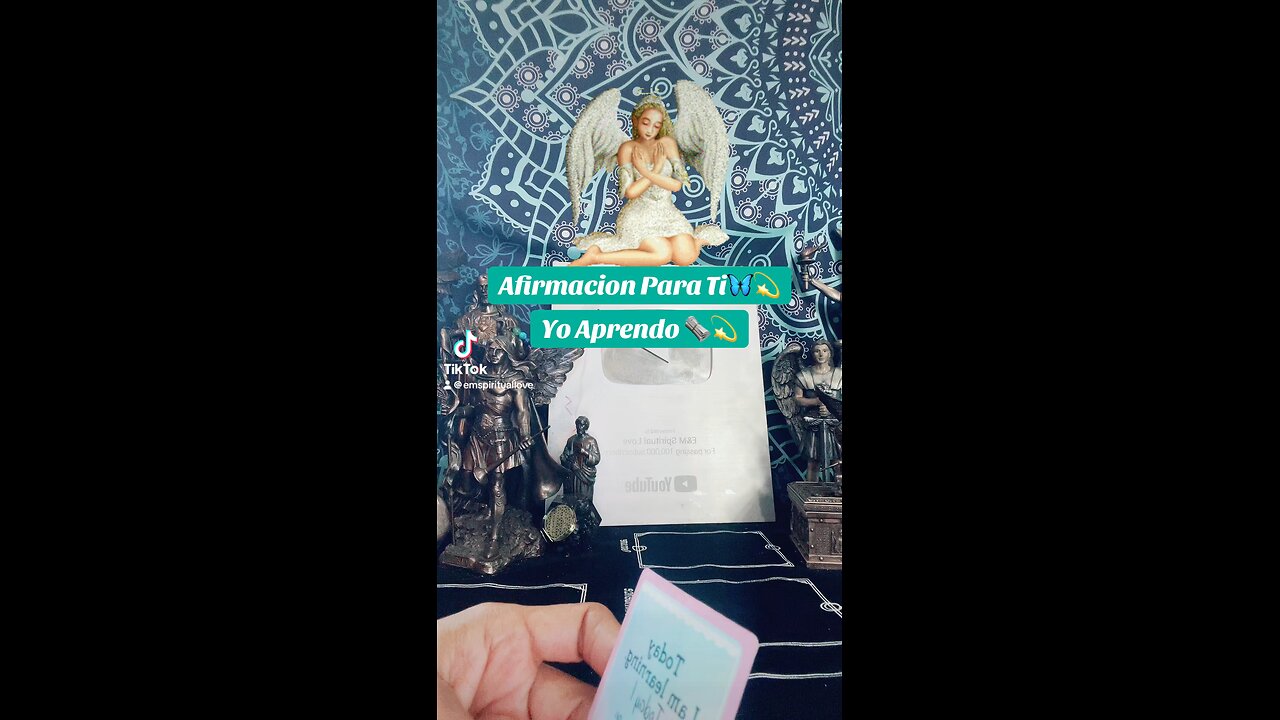 Yo Aprendo 🦋✨Afirmación para Ti⭐️#tarot #god #healing #shorts 🦋