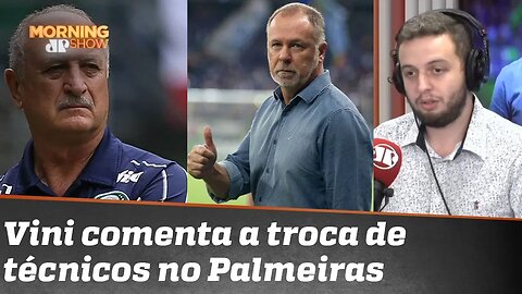 Vini conta por que Felipão rodou e quem deve ser o novo treinador do Palmeiras