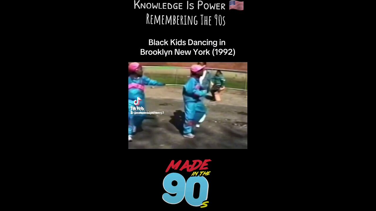Black Kids Dancing in Brooklyn New York (1992)