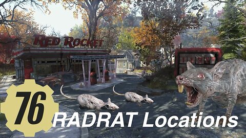 Fallout 76 RADRAT Locations Guide fallout76, rad rat