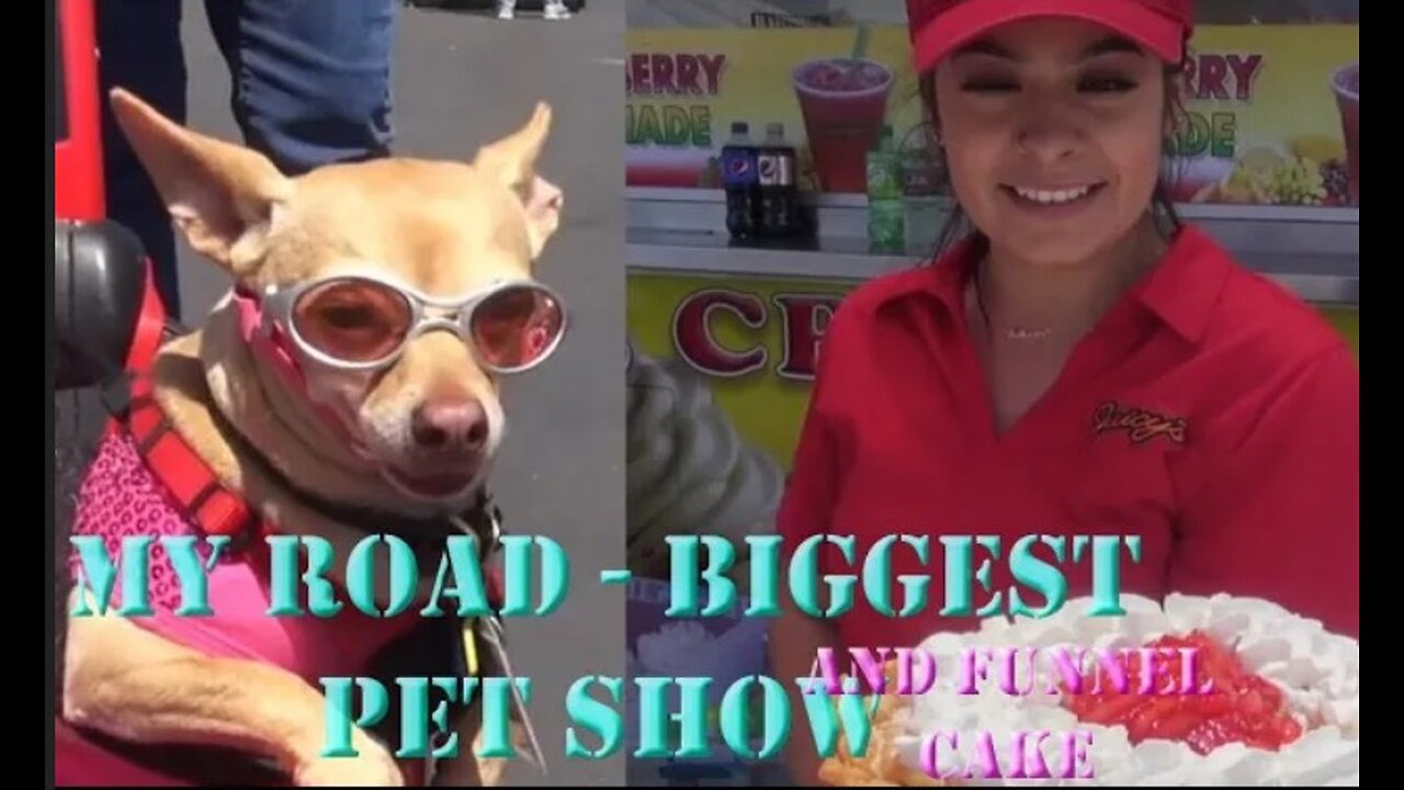 MY ROAD BIGGEST PET EXPO IN THE WORLD and THEY HAVE FUNNEL CAKE!