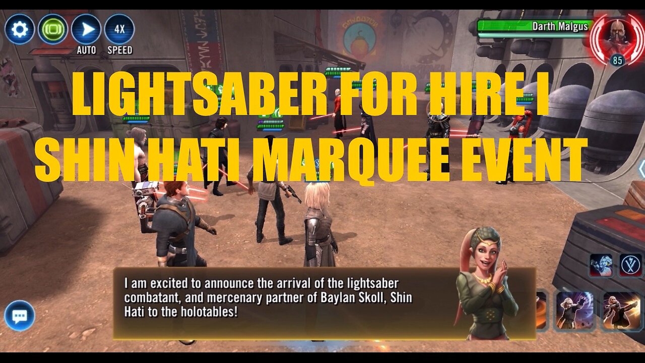 Special Marquee Event: Lightsaber for Hire I | Unlocking Shin Hati | BASIC Play-Through