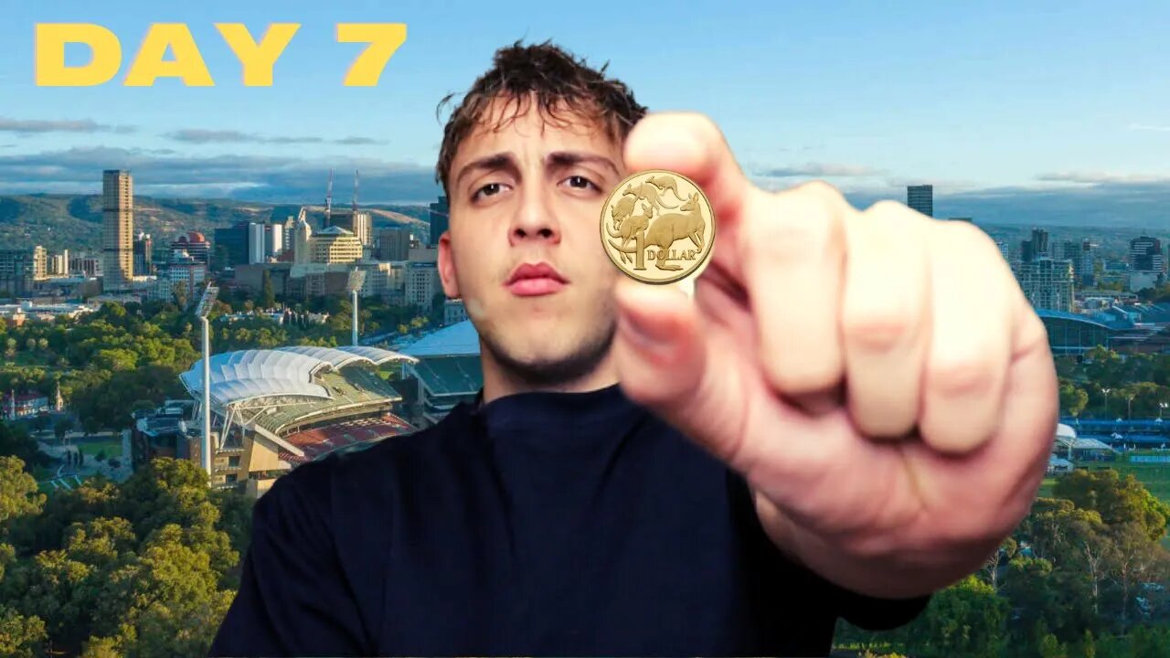 Crossing Australia With $1 In 7 Days - FINALE DAY 7