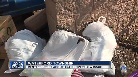 Renters upset about trash overflow issue