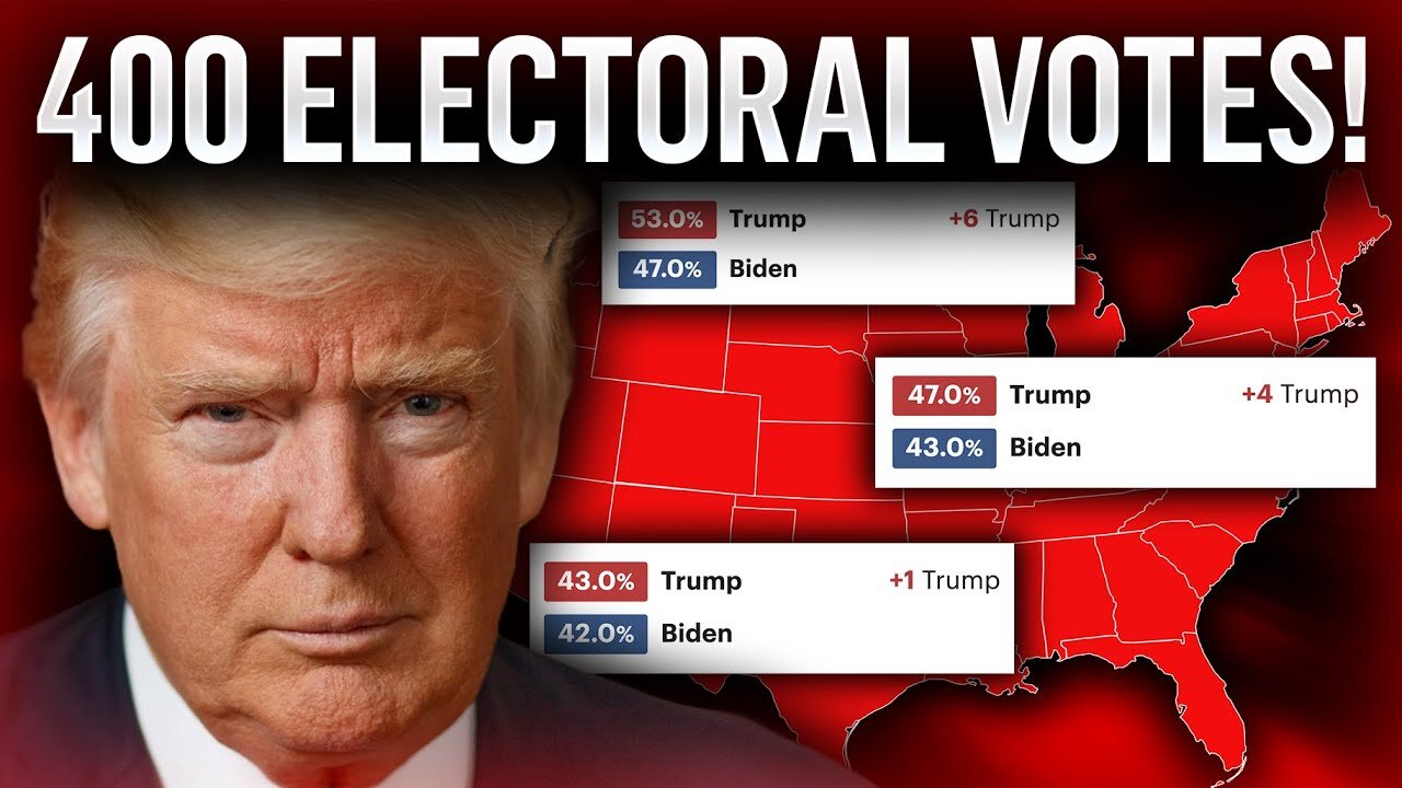 The SHOCKING 2024 Election Map If Trump Wins In A LANDSLIDE!!