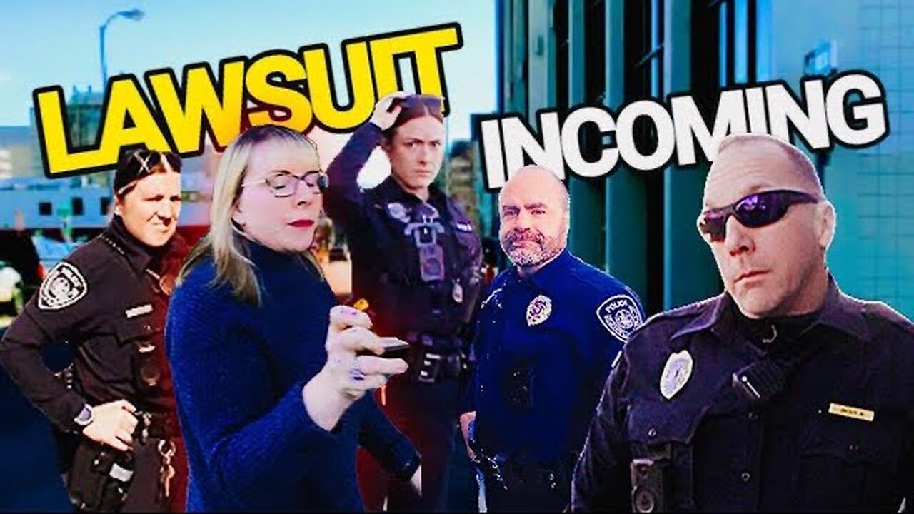 How To Turn A Simple Protest Into A MASSIVE LAWSUIT!! #brainless #government #police #news