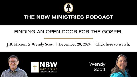 1096. Finding an Open Door for the Gospel