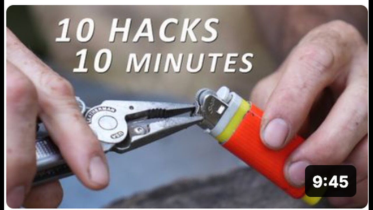 10 Survival and Bushcraft HACKS you probably didn't know!