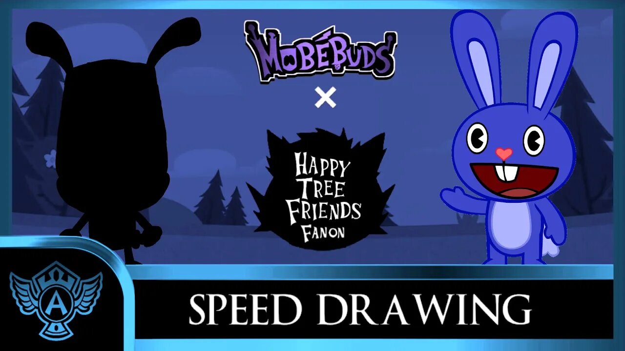 Speed Drawing: Happy Tree Friends Fanon - Cupcake | Mobebuds Style