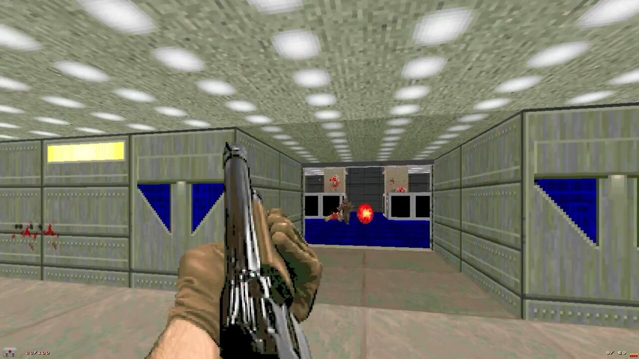 Doom II, DOS, 1995 - 100% Level 1, Entryway