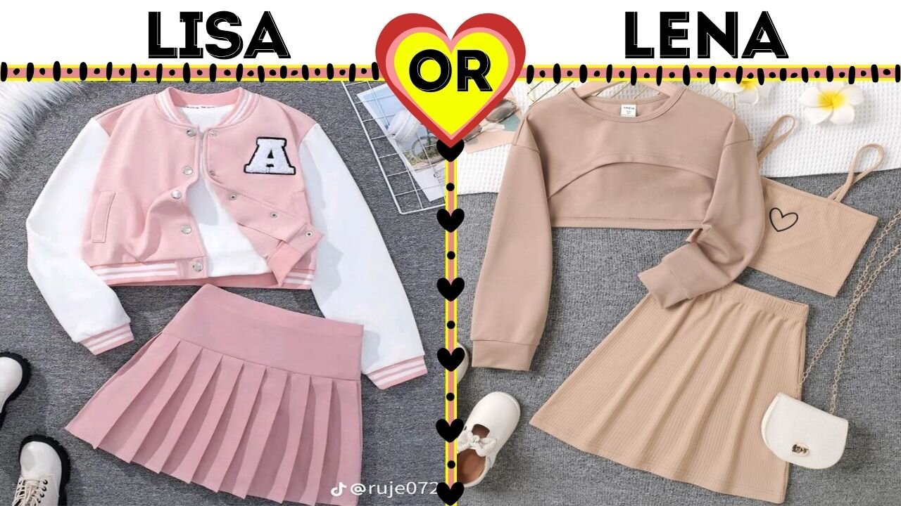 LISA OR LENA 🌟 [FASHION] ♥ #lisa #lisaandlena #lena #lisaorlena #lisalena