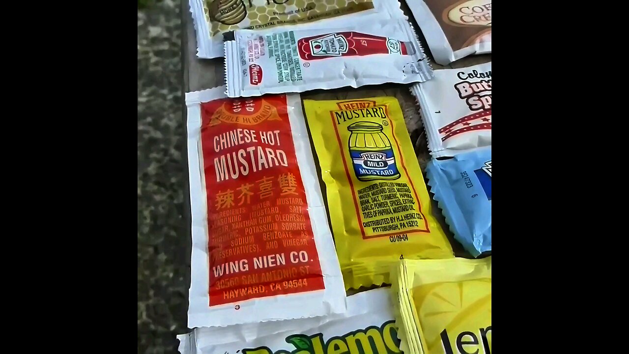 BEST FREE CONDIMENT PACKETS COLLECTED