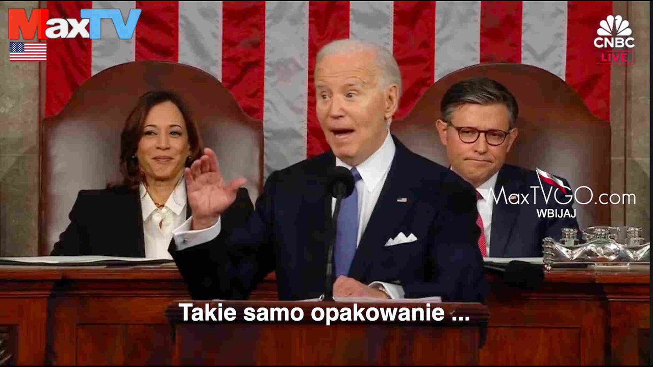 LOL z MaxTV -Biden State of the Union is...bizarre? - from MaxTV