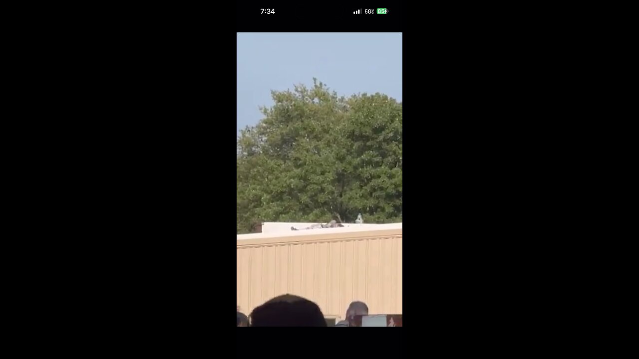 Attempted assassination of President Trump - shooter Down