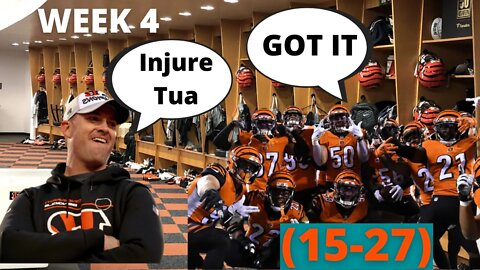 DOLPHINS VS BENGALS (WEEK 4) RECAP