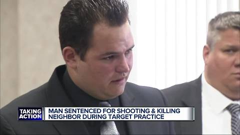 Man sentenced for shooting and killing neighbor during target practice