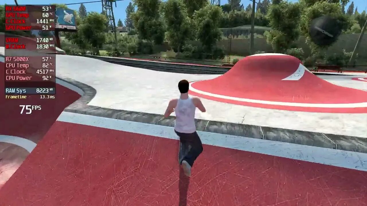RPCS3 Skate 3 5800X | RX 6600 | 4K | 2023