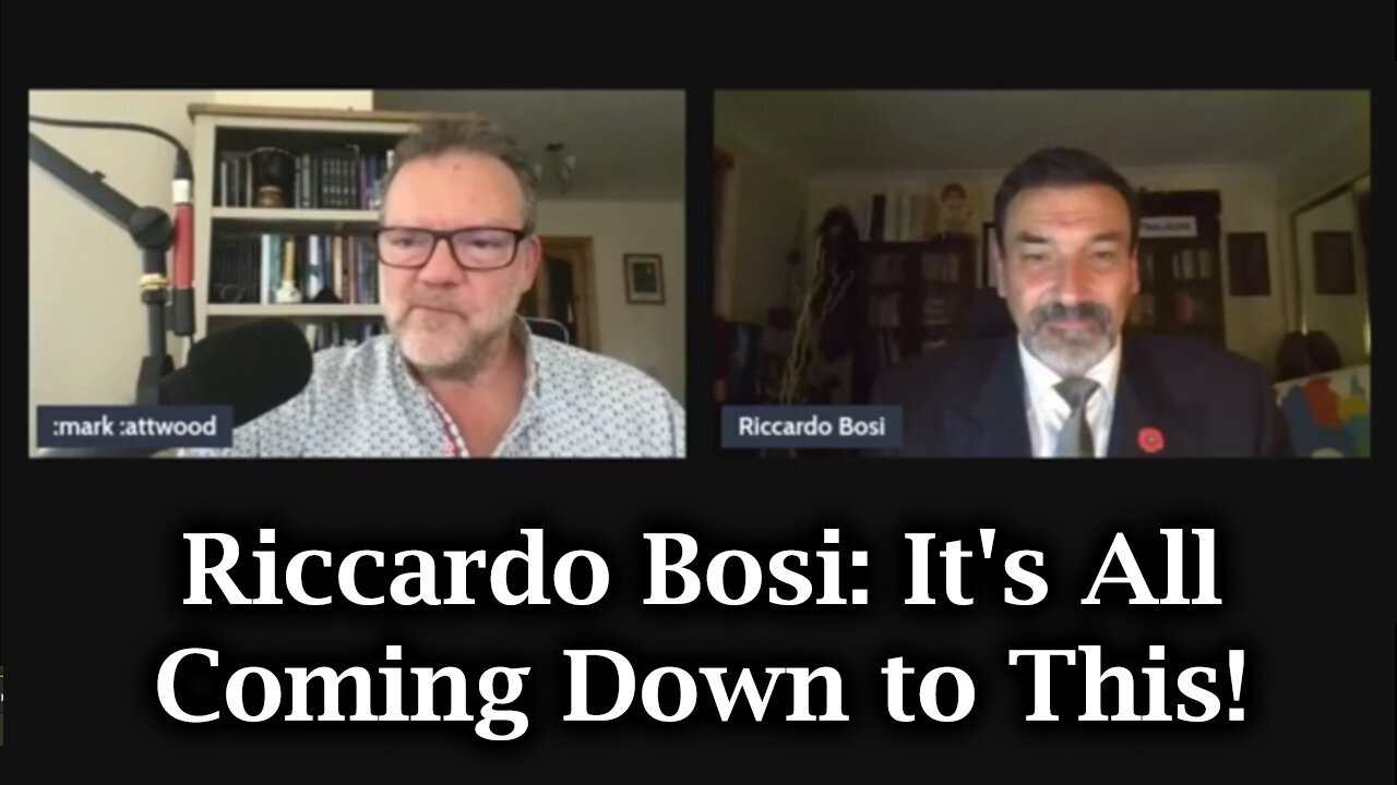 Riccardo Bosi - It's All Coming Down To This - They Are DONE - 8/12/24..